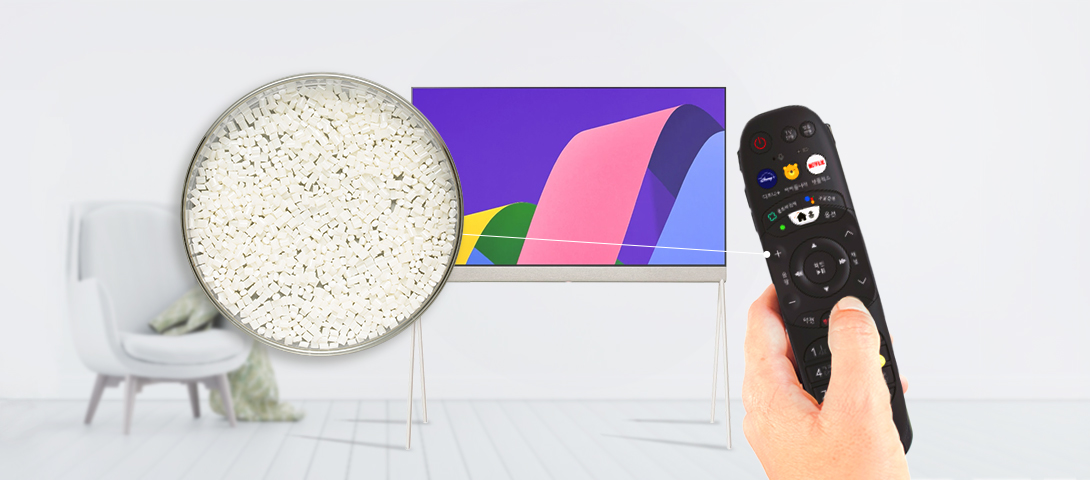 [PCR ABS] Making Even the Partner of Electronic Products, Remote Controls, as Eco-friendly Products! ABS Acrylonitrile Butadiene Styrene LG Chem Petrochemicals The largest market share in the global market